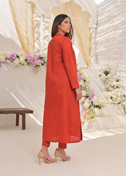 Jacquard 2pc -79320 Rust