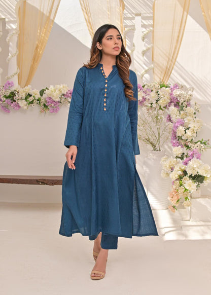 Jacquard 2pc -79320 zinc blue