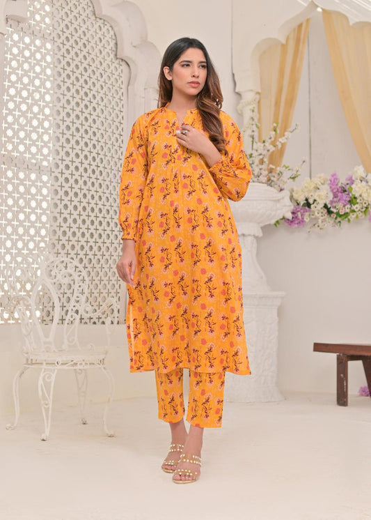 Lawn printed 79313 mustard3