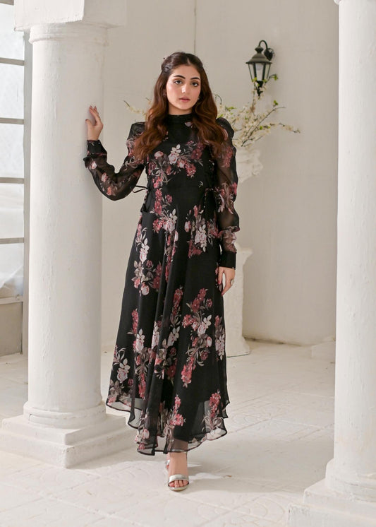 Chiffon maxi Blackluxe 10219