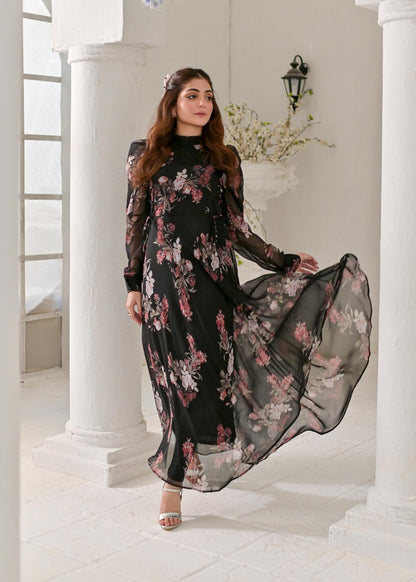 Chiffon maxi Blackluxe 10219