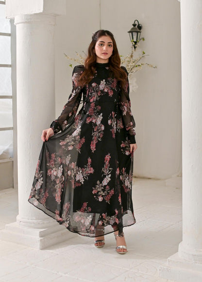 Chiffon maxi Blackluxe 10219