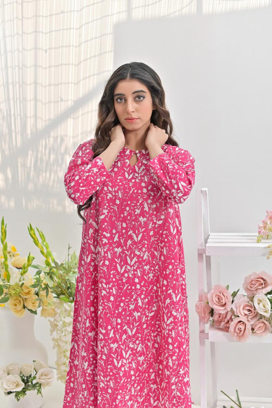 khaddar printed 2pc -79235 pinkkali