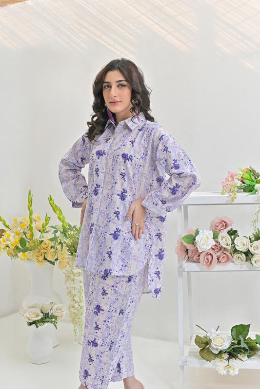 khaddar printed 2pc -79232 lavanderLines