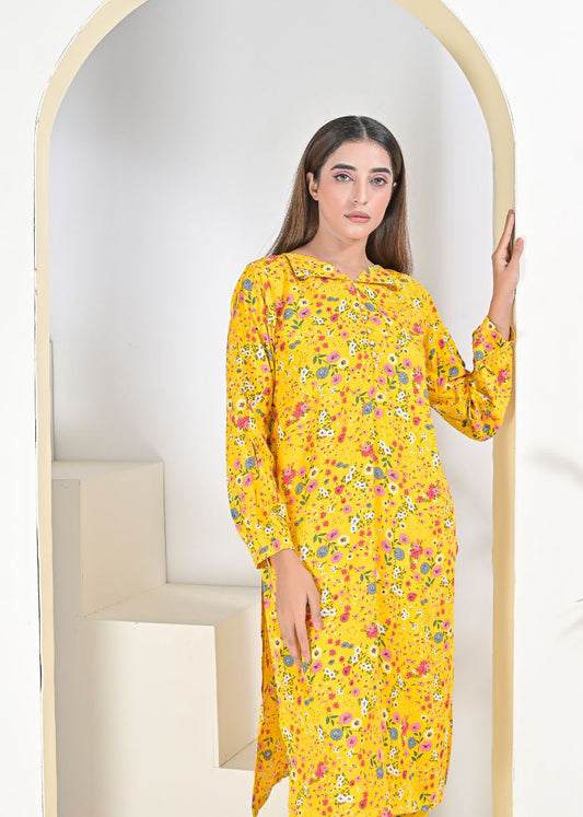 Linen 2pc set- Yellow 79041