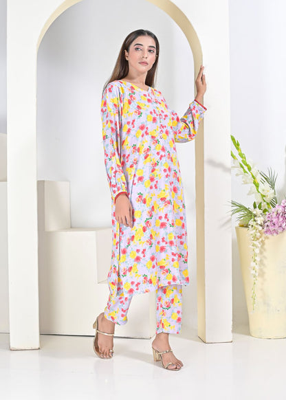 Linen 2pc set- lavanderR 79042