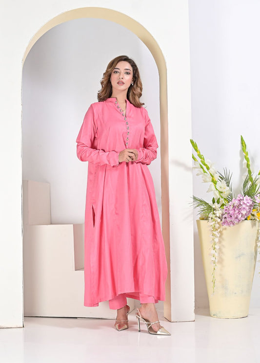 jacquard 2pc - Pink 79035