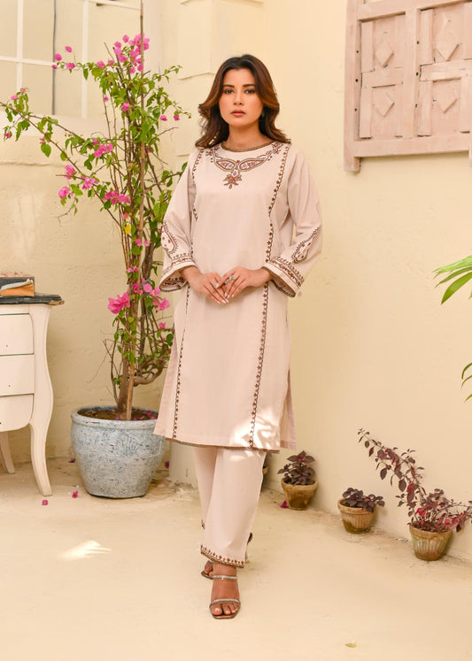 Cotton emb 2pc -79328 Skin