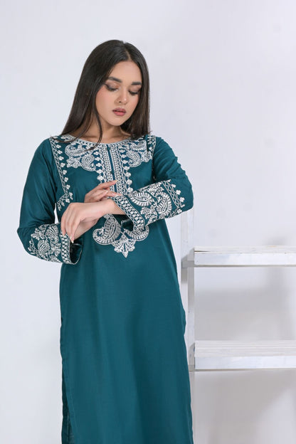 cotton Emb 2pc 1961 midnightblu