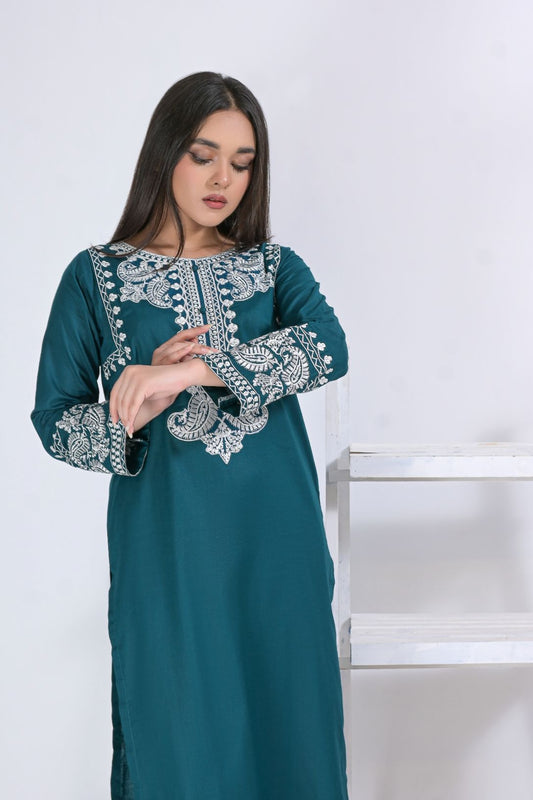 cotton Emb 2pc 1961 midnightblu