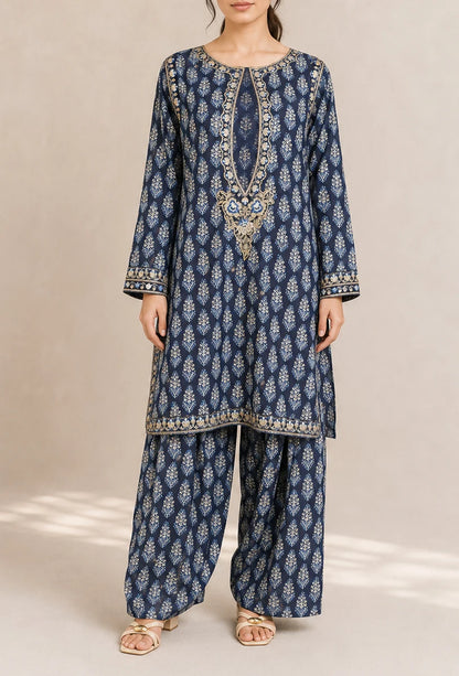 Embroidered 2pc BlueBoti 565612