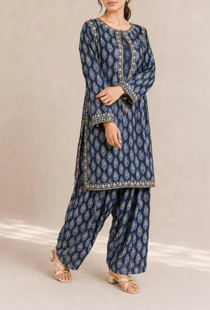 Embroidered 2pc BlueBoti 565612