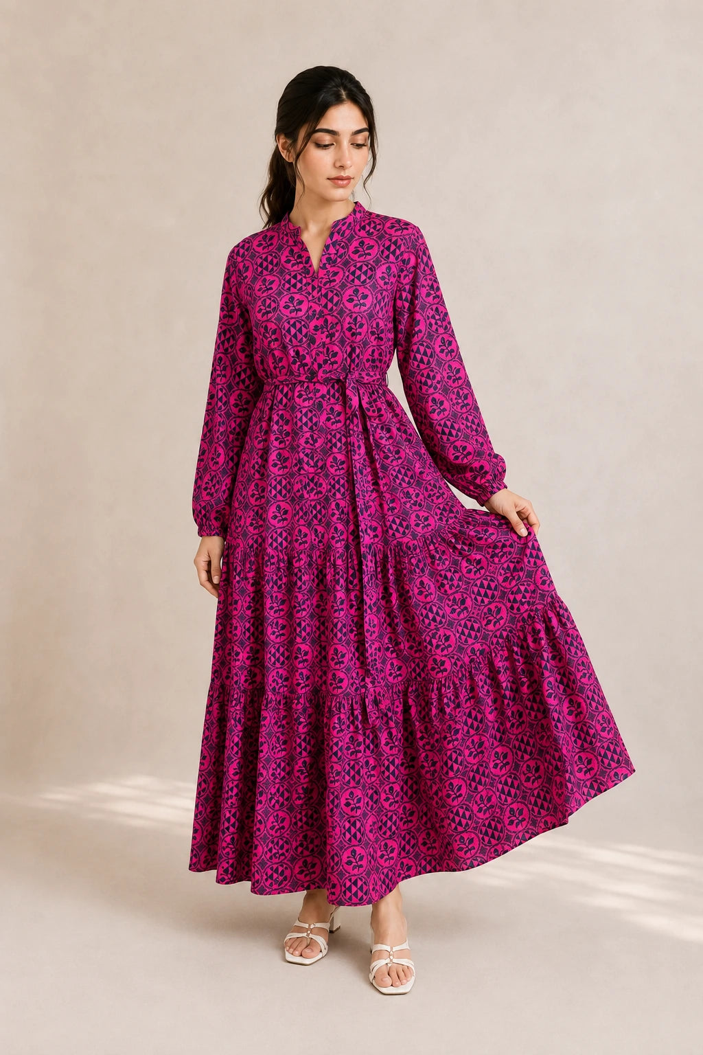 cotton frock 484100 Magenta Muse