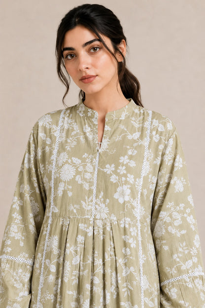 cotton frock 484106 Citrus Green