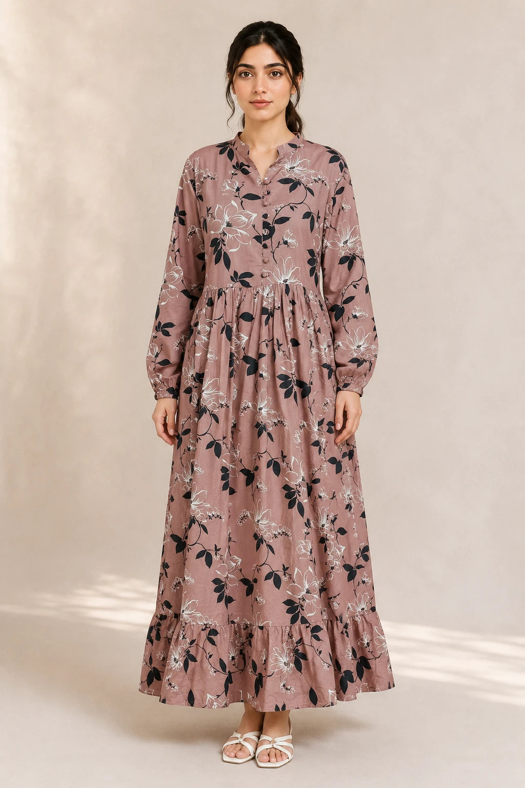 cotton frock 484108 Mocha Petal
