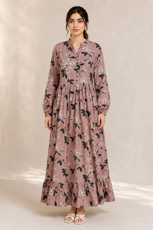 cotton frock 484108 Mocha Petal