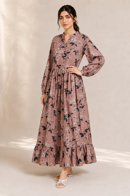cotton frock 484108 Mocha Petal