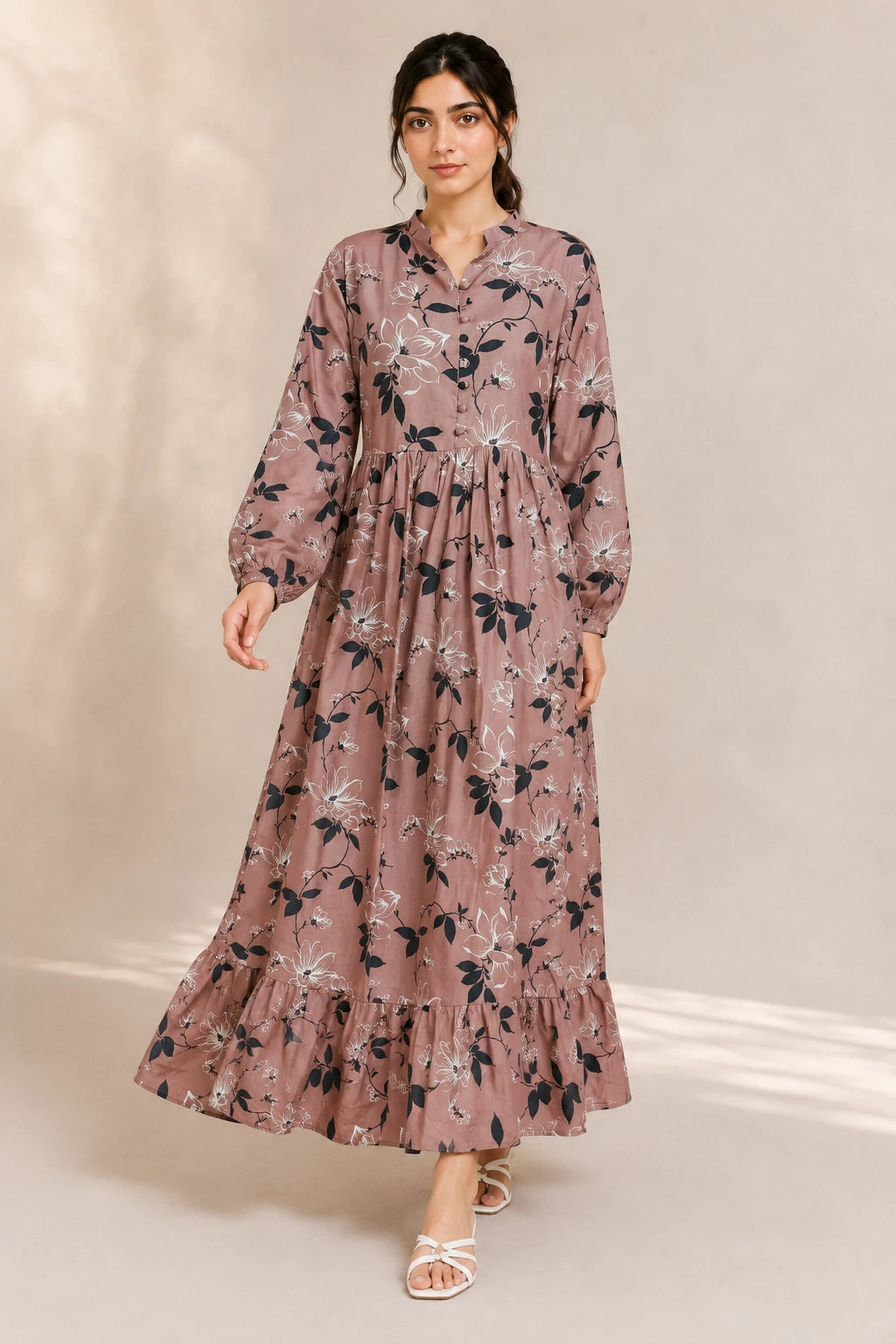 cotton frock 484108 Mocha Petal
