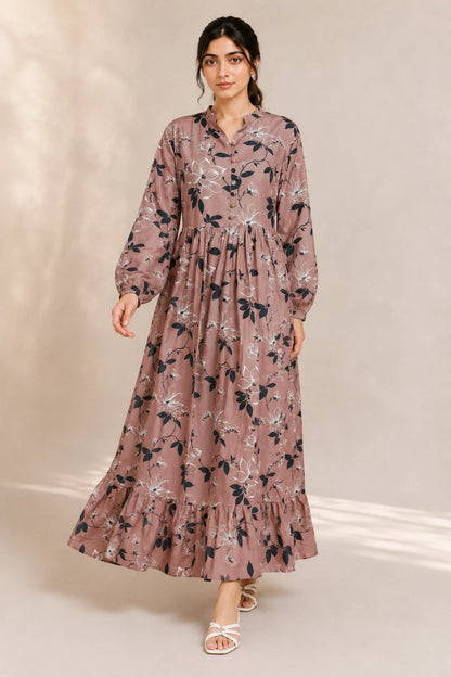 cotton frock 484108 Mocha Petal