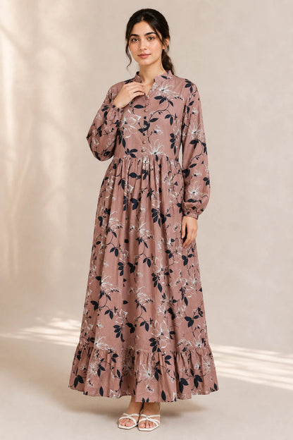cotton frock 484108 Mocha Petal