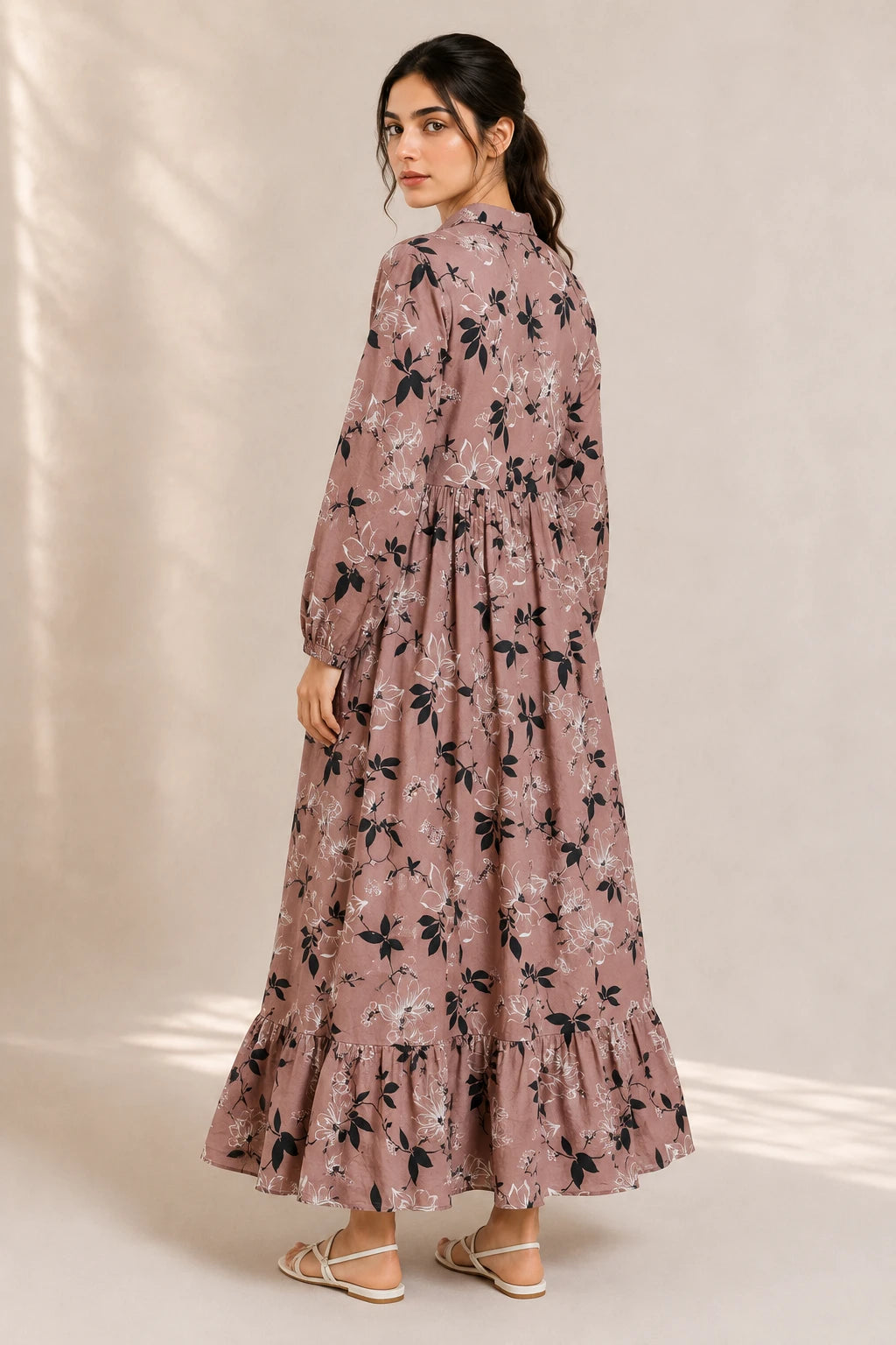 cotton frock 484108 Mocha Petal