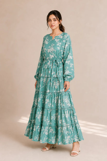 cotton frock 484120 SeaGreen
