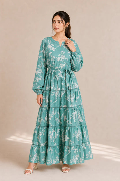 cotton frock 484120 SeaGreen