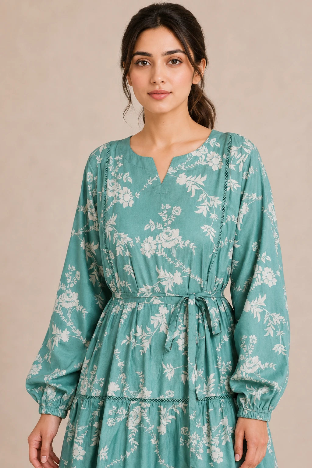 cotton frock 484120 SeaGreen