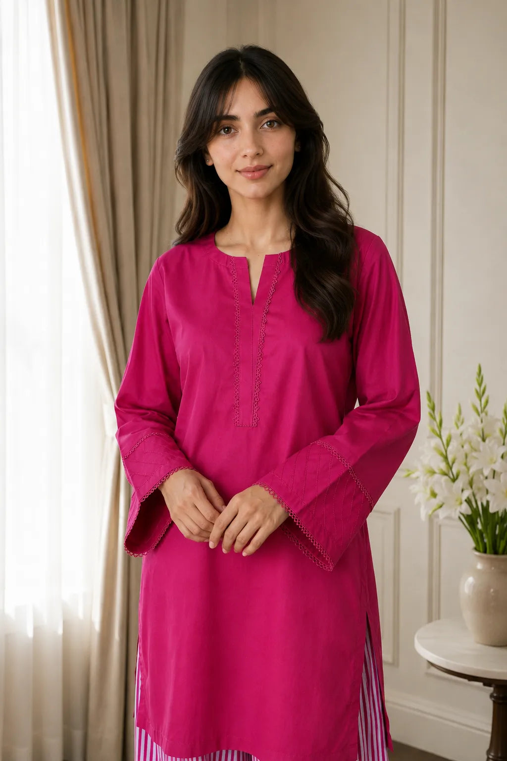 Cotton 2pc set 466160 Candy Stripe