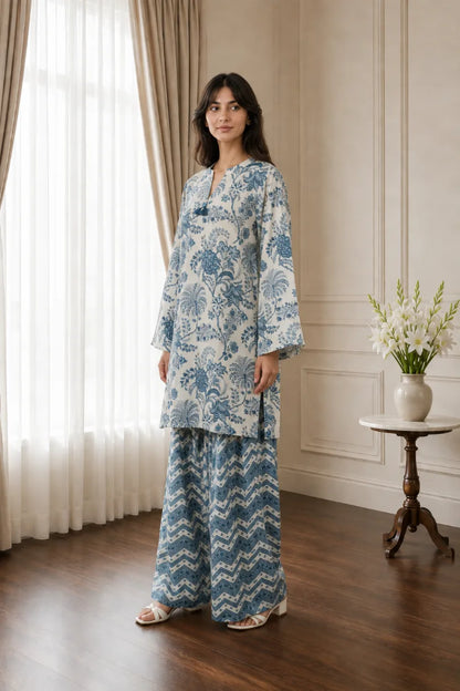 Cotton 2pc set 466156 bluepassion
