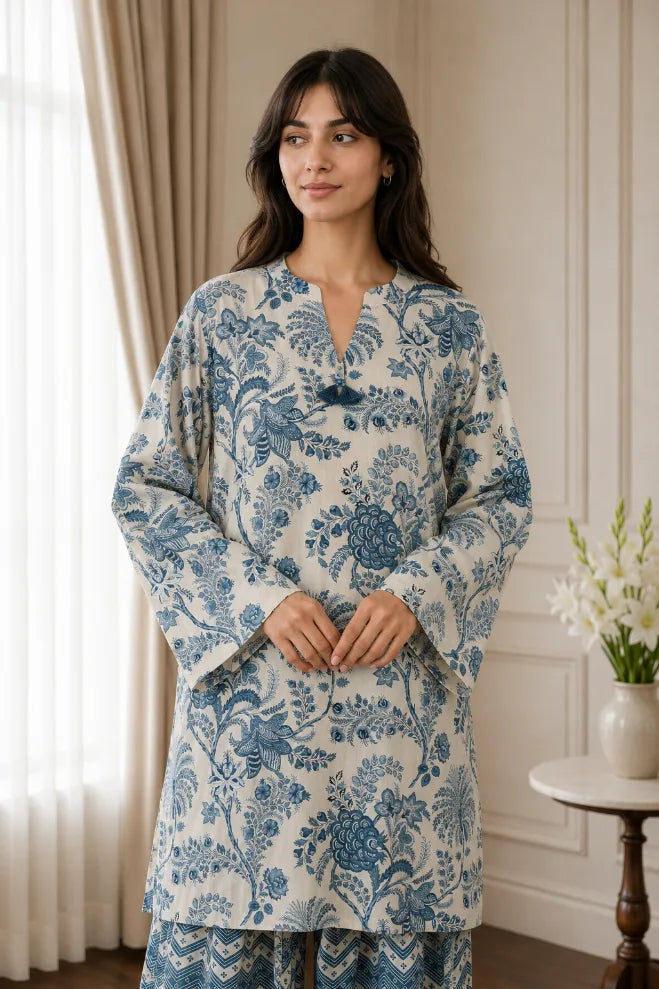 Cotton 2pc set 466156 bluepassion
