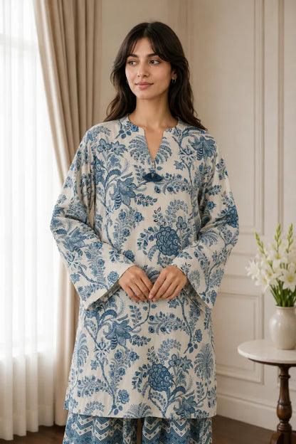 Cotton 2pc set 466156 bluepassion