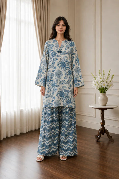 Cotton 2pc set 466156 bluepassion