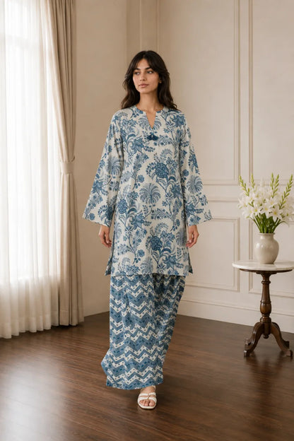 Cotton 2pc set 466156 bluepassion
