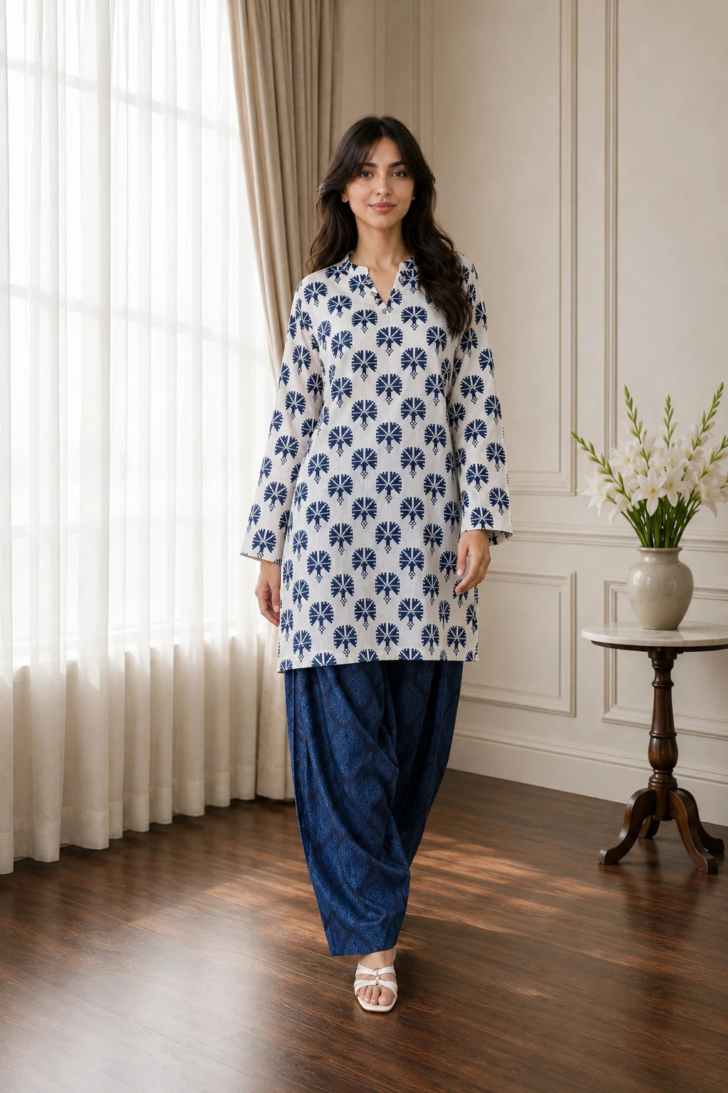 Cotton 2pc set 466169 offAzure