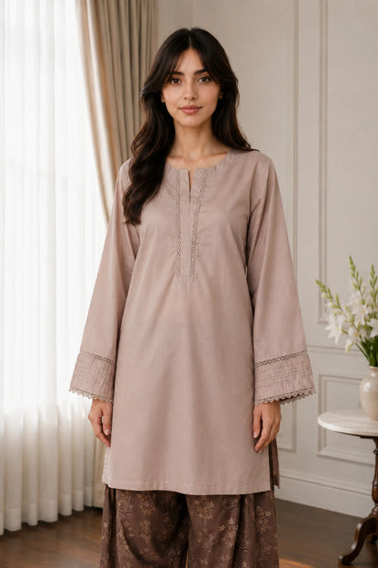 Cotton 2pc set 466165 coffeeBeige