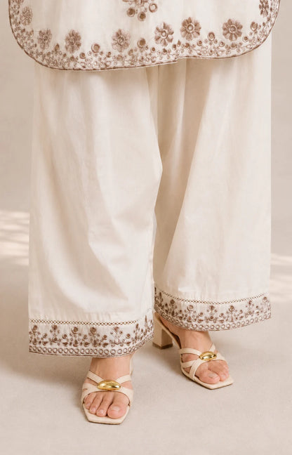 Embroidered 2pc Cream - 456238