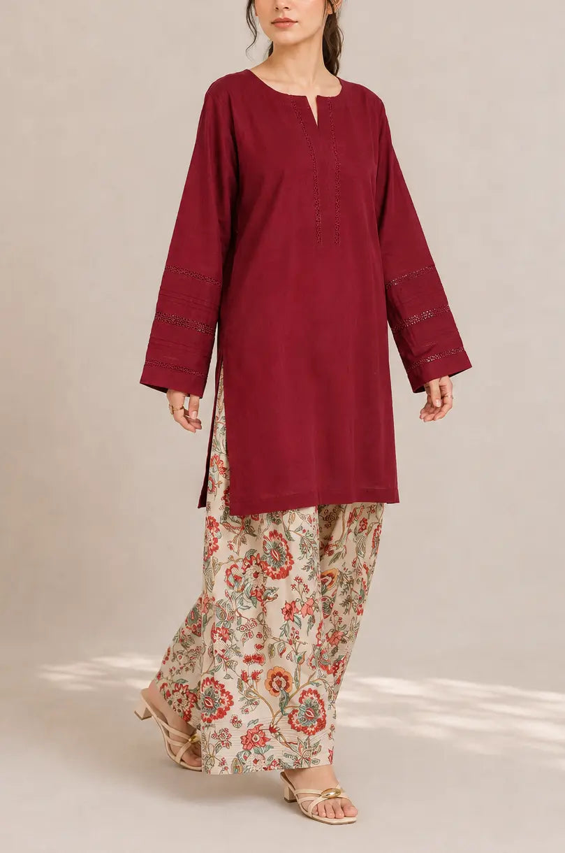 lawn 2pc set 466100 Ruby Garden