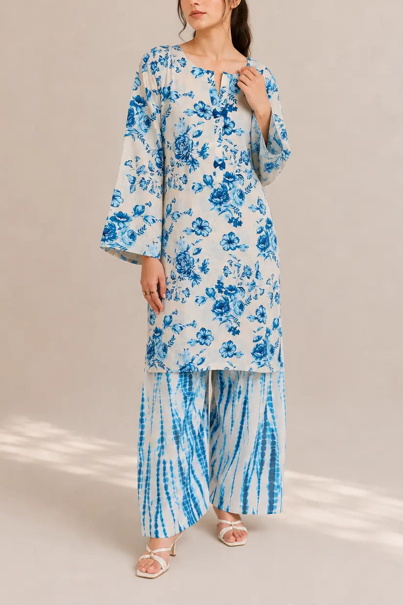 lawn 2pc set 466110 Sea Blossom