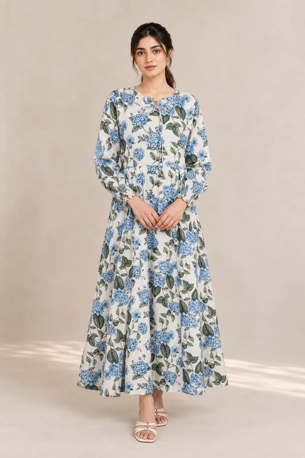 cotton frock 484124 blue Meadow