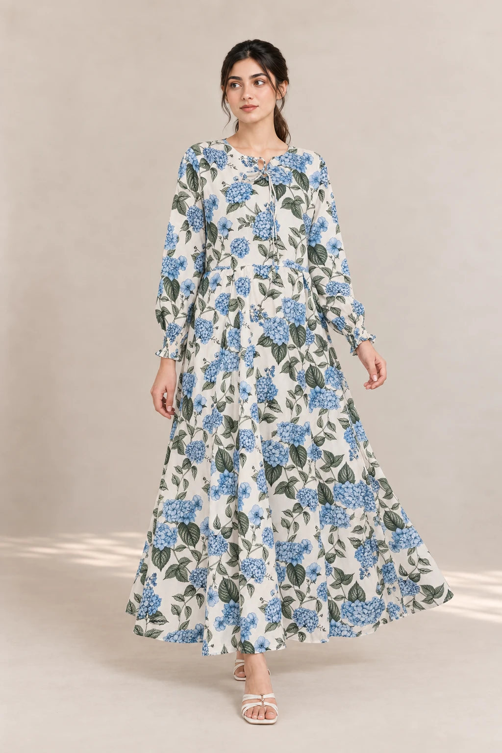 cotton frock 484124 blue Meadow