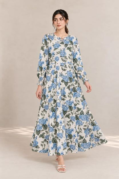 cotton frock 484124 blue Meadow