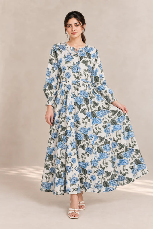 cotton frock 484124 blue Meadow