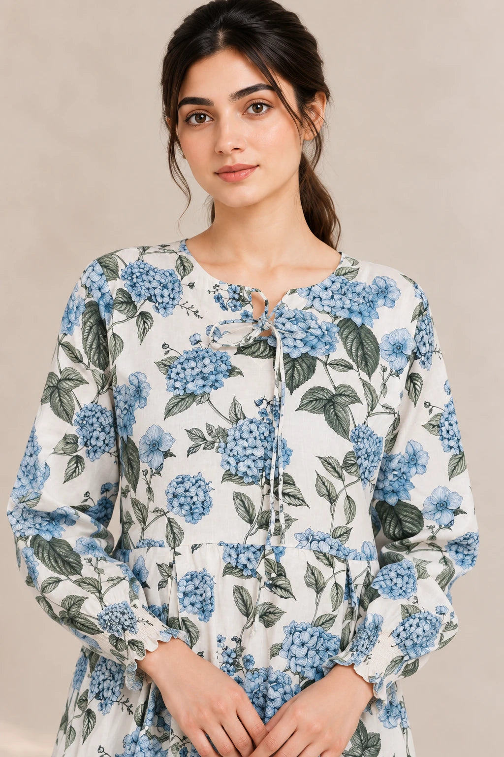 cotton frock 484124 blue Meadow