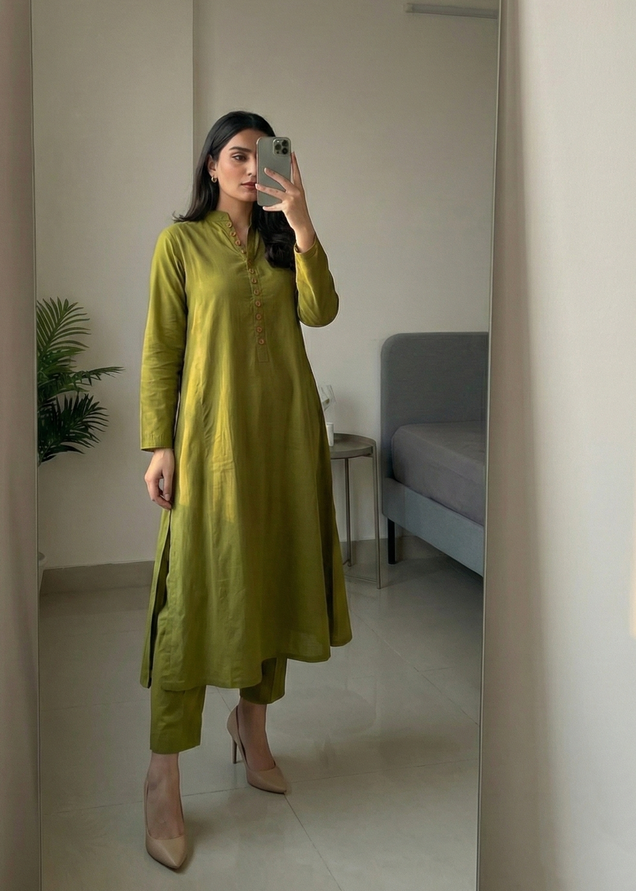 khaddar 2pc -792120 lemonGreen