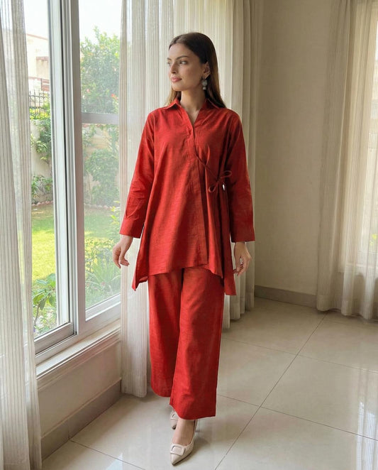 Rust khaddar set 462110