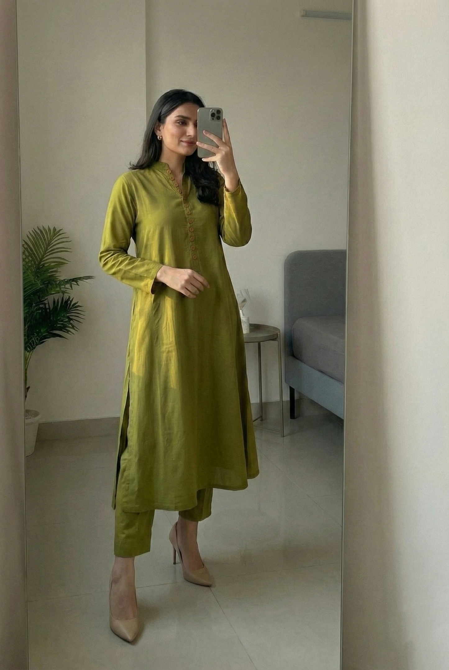 khaddar 2pc -792120 lemonGreen