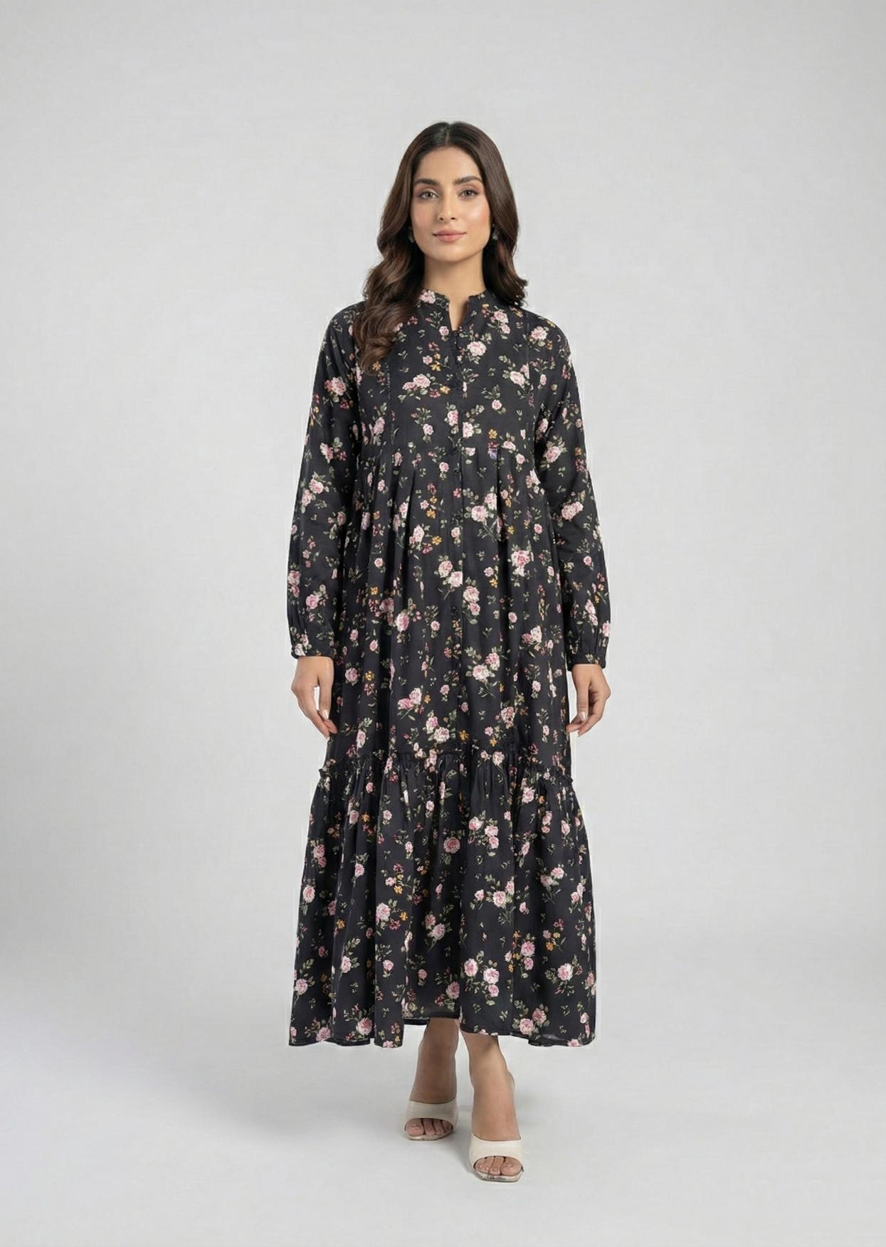 Linen frock 544550 Noir Garden
