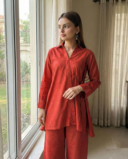 Rust khaddar set 462110