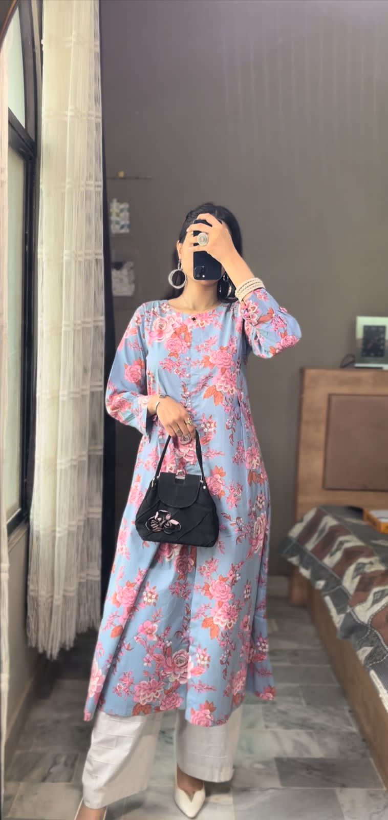 Cotton frock 79368 skyFO